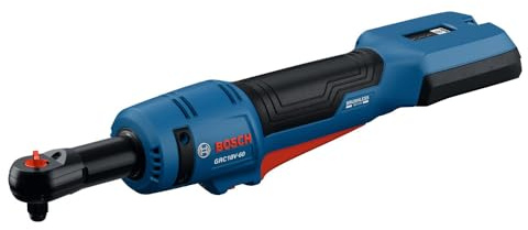 BOSCH GRC18V-60N 18 V Akku-Ratschenschlüssel – leistungsstarker bürstenloser Motor, 13,7 m Drehmoment, 0–400 U/min, drei Geschwindigkeitsstufen, Paddelauslöser in voller Länge (Bare Tool)