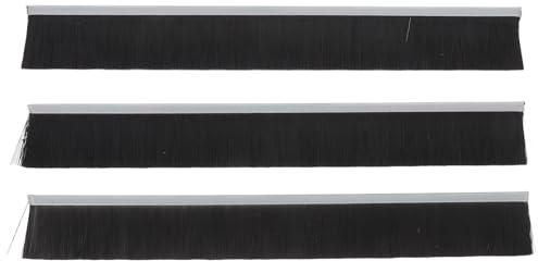 NUOBESTY 3pcs Nylon Letter Box Brush - 25cm Dustproof Door Mailbox Sealing Brush Cleaning Strips for Mailbox Office Home Weather Seal Cleaner Accessories