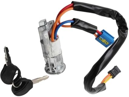 Interruptor Arranque Bloqueo Conjunto Cilindro De Bloqueo Interruptor De Encendido Compatible Con Citroen Para Berlingo 1996-2008 Para Xsara Para Picasso 1999-2010 4162Z1
