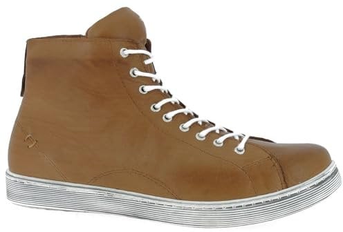Andrea Conti Sneaker high 0341500 Damen Schnürboots mit Reißverschluss, Größe:39 EU, Farbe:Braun