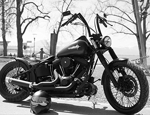 Hansepuzzle 42087 - Motorrad Puzzle 1000 Teile | Fortbewegung Mit Hochwertiger Aufbewahrung: Kartonbox Und Wieder Verschließbarem Beutel | Maße: 60 x 46 cm
