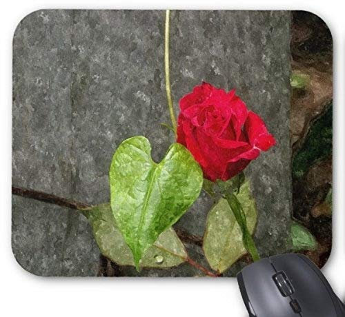 (Präzision gesäumt) Rose Mousepad