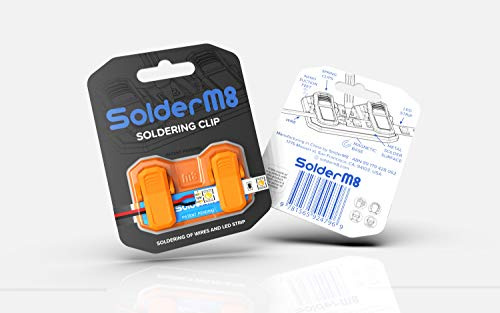 Solderm8 Soldering Jig for LED Strip Light Connector Installation with Magn | Magnetised base, nano suction, high-temp materials, automotive repairs, electrician tool