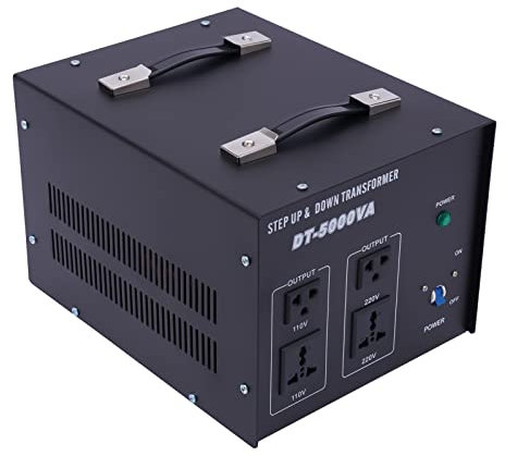 DIFU Transformateur de tension 5000 W 220 V vers 110 V Step Up/Down Onduleur