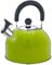 2.5L Stainless Steel Whistling Camping Kettle, Lightweight, Compact and Durable, Perfect for Camping Trips, Hiking, Cooking, Campsite, Campfire, BBQ, Walking Holiday, Glamping, Festival (Lime Green)