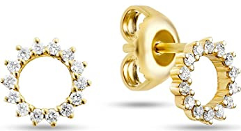 CHRIST CHRIST Damen-Ohrstecker 375er Gelbgold 28 Diamant