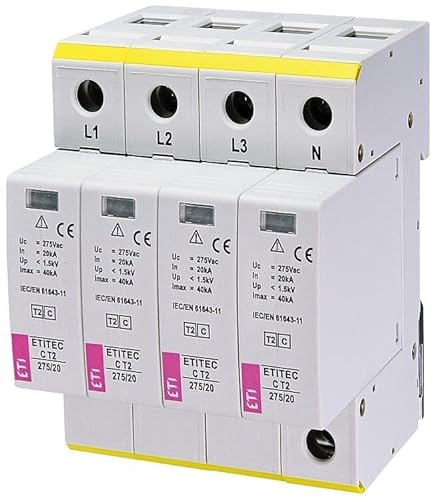 Überspannungsableiter Typ 2 C 4P 275V 20kA ETITEC-C-275/20 002440395 eti-polam 3838895768265