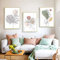 TROYSINC 3er Poster Set, Premium Abstrakte Leinwandbilder, Kunst Line Beige Wandbilder, Aesthetic Bilder, Stilvolle Kunstdrucke für Wohnzimmer Deko (Stil A,30 x 40 cm)