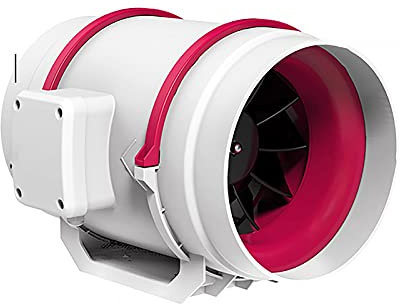 JYCCH Ventilatore di Scarico del Bagno Ventilatore del Condotto in Linea Ventilatore del Flusso d'Aria Grande Ventilatore per Tende Seminterrati di Raffreddamento Laboratori Domestici As