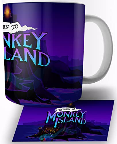 Return To Monkey Island Keramik Becher 325ml Tasse Mug