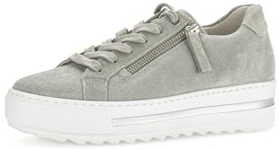Gabor Damen Low-Top Sneaker, Frauen Halbschuhe,Wechselfußbett,Moderate Mehrweite (G),Sportschuhe,Freizeitschuhe,Laufschuhe,Pino,40 EU / 6.5 UK