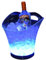 Cubo de hielo LED para coctelera, contenedor enfriador de vino de gran capacidad de 5 l, resistente al agua con cambio de color Cubo de hielo LED, vino de champán, cóctel, cerveza, cubo de bebida