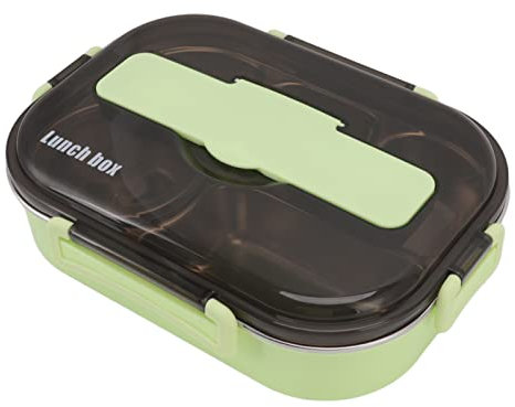 TOPINCN Lunchbox, Thermo-Serviergeschirr, Tabletts und Platten Serviertabletts Lunchbox mit Edelstahl-Wärmeisolierung, Lebensmittelbehälter Auslaufsicher für Kinder,