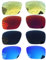 Acefrog Polarisierte Ersatzgläser für Oakley Holbrook OO9102 Sonnenbrille, passgenau, bruchsicher, kratzfest, 4 Paar