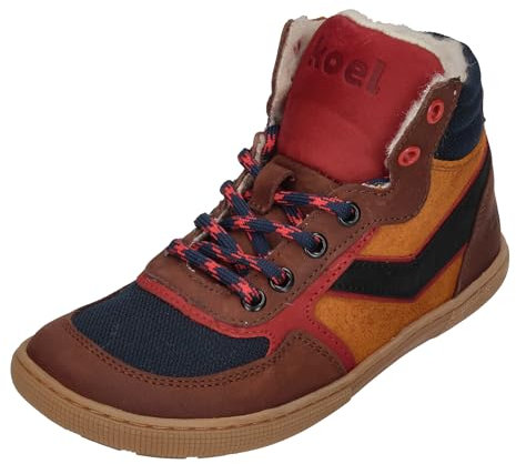 KOEL Barefoot Kinder Sneakers Danish Nappa 302 Chocolate, Größe:29 EU