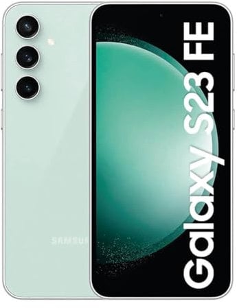 Samsung Galaxy S23 FE - Teléfono móvil (128 GB, 5G), Color Menta