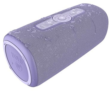 Fresh 'n Rebel Bold M2 Enceinte Bluetooth Portable avec 24h D'Autonomie, Étanche (IP67), Haut-Parleur Bluetooth, Basses Profondes, Volume Puissant, Mode de fête, Réglage du Volume (Violet)
