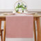 Tischläufer Modern, Tischläufer Leinenoptik Abwaschbar, Wasserabweisend Fleckschutz Table Runner Tischwäsche, Tischdecke Tischdekoration Für Küche Esstisch Tisch Party Urlaub (40 x 240 cm,Rosa)