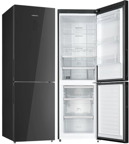 Jocel Frigorífico combi JC-326PV, 326 litros, negro, clase E.