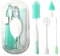 Electric Bottle Brush,Electric Baby Bottle Brush Set with Silicone Bottle/Pacifier/Straw Brush and Mixing Head, Cleaner Brush with Drying Rack, 2 Modes & 360° Rotation (Green)