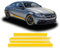 Edition 1 Seitenstreifen-Rock-Aufkleber, Auto-Motorhaube, Dach, Heck, Karosserie-Aufkleber, für M=ercedes B=ENZ C-Klasse Coupe C205 A205 C63 S AMG C43 4Matic