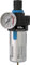 Güde Druckminderer 3/8 (Anschlussgewinde IG 3/8, max. Arbeitsdruck 10 bar, zum Anbau an einen Kompressor, Arbeitsdruckeinstellung, reinigt & filtert die Druckluft, inkl. Ablassventil & Manometer)
