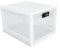 Dpofirs Boîte de Rangement Verrouillable Transparente, Boîte de Verrouillage de Médicaments pour Coffre-fort, Casier Verrouillable, Bac de Stockage pour Réfrigérateur et Placard, Blanc et Transparent