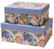 Rössler Papier 13491530000 - Geschenkbox mit Deckel Vivian, Set mit 2 Boxen, Pappschachteln rechteckig