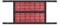 rockible Horse Stall Barrier for Barn Use, 150 x 48 cm, Secure Horses in Place, Red
