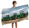LXTOPN Traktor Strandtuch 75 × 150 cm, Mikrofaser Strandtuch Traktor Badetuch Sandfrei Strandhandtuch für Kinder Damen Herren (Tractor A5)