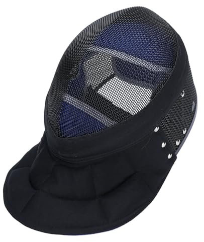 Fechten Gesichtsschild, Belüftete Maschenstruktur Helm Professionelles Fechten für Sporttraining (S)