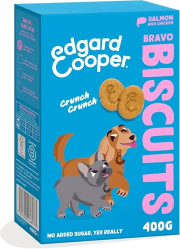 Edgard Cooper Hundeleckerli, Top Dog Bites Huhn, 120g x 1 Kleine Bites Leckerlies, Getreidefrei, Natürliche Zutaten, hoher Proteingehalt und frisches Fleisch