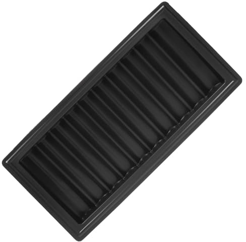 BESPORTBLE Kartenschlitten Poker Chipbehälter aus Kunststoff Schwarz Flache Basis Glatte Oberfläche Leicht und Platzsparend für Spieltisch und Zuhause