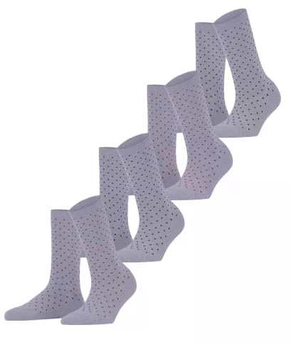 ESPRIT Damen Fine Dot 4-Pack Socken Baumwolle atmungsaktiv