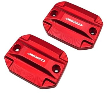Motorcycle Brake Fluid Cup Protector Motorcycle Brake Upper Pump Oil Pot Hydraulic Oil Pot Decorative Cover For ZONTES 368G 368E 368D 368K 368M 400G(368d red)