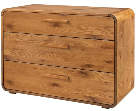Hasena Kommode Sideboard Comano mit 3 Schubladen Wildeiche