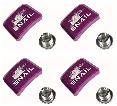 Fahrrad-Kurbelarmschrauben, Kurbelgarnitur-Schrauben für Einzel-Kettenblatt (lila)