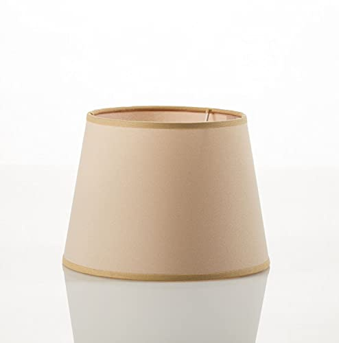 Stoff Lampenschirm E14 für Tischleuchte Nachttischlampe konisch Schirm klein H:14cm WILLOW