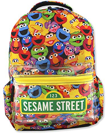 Sesamstraße Elmo Schulrucksack für Jungen und Mädchen, 40,6 cm, mehrfarbig (Mehrfarbig) - B19SS41609