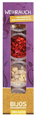 Bitto Räucherset Weihrauch 4 x 10 ml Räuchermischung in Döschen