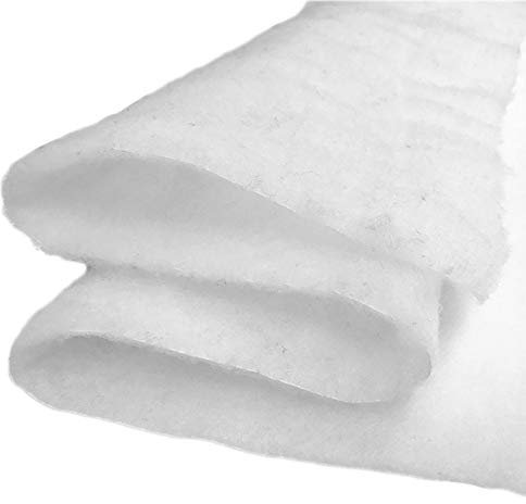 artapisserie.fr Watte Meterware 110 g schwer entflammbar 140 cm breit 100 % Polyester – Füllwatte feuerfest M1 Dicke ca. 10 mm