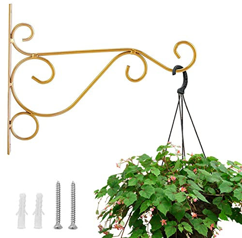 Fioriera da Balcone Vasi Sospesi per Piante Ganci per Cesto da Parete Cesto di Fiori Appeso per Uccelli Decorazione da Giardino,25 x 21 cm