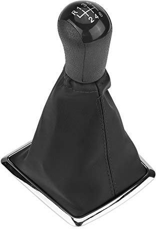Perilla de cambio de marchas Polaina 6 velocidades Perillas de cambio de palanca de coche Polaina Cubierta de bota para Fo-cus MK2 2004-2008 pomo mondeo mk3 pomo palanca de cambio mond