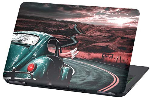 Laptop Folie Cover: Fahrzeuge Klebefolie Notebook Aufkleber Schutzhülle selbstklebend Vinyl Skin Sticker (17 Zoll, LP36 Qualitytime)