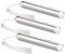 PEARL Laserpointer rot: 3er Pack 2in1-LED-Taschenlampe & Laserpointer, Edelstahl-Gehäuse (Pointer, Stifte, Schlüsselanhänger)