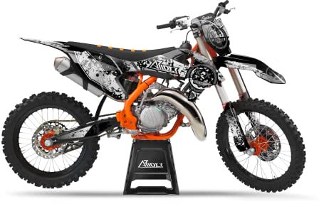 ARider Dekor (Aufkleber) für KTM SX (F) 125/250 / 350/450 2016-2018 (Weiß)