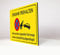 Eingang freihalten - Schild - gelb - 4 mm Alu Verbundplatte (60 x 40 cm Bohrloch 4 x)