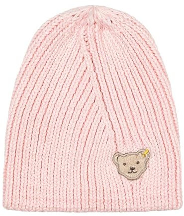 Steiff Mädchen Ohne Bommel Mütze, Barely PINK, 49 EU