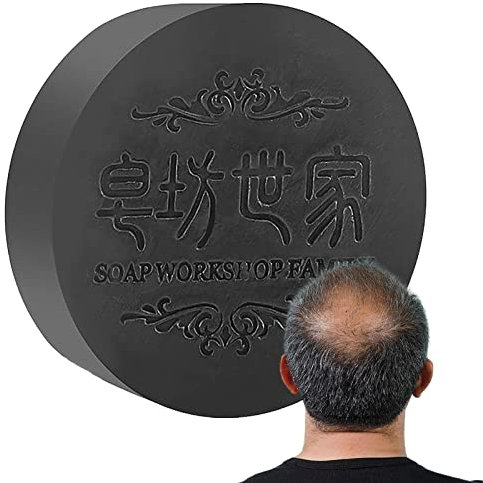 Hair Darkening Shampoo Bar, Essence Hair Darkening Shampoo for Moisturize and Repair Hair Damages, für Behandeltes Trockenes Geschädigtes Haar für Damen Herren