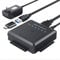 ULXUUUN Hard Drive Reader Ultra Recovery Converter, SATA IDE to USB 3.0 Adapter for 2.5 3.5 HDD/SSD, USB to SATA/IDE One Touch Clone with 12V Power Adapter